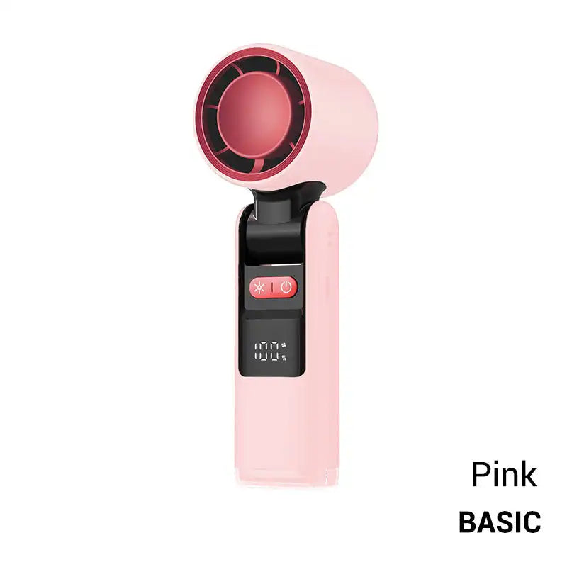 Mini Ice Cold Fan High-Speed Handheld Electric Fan 4000Mah USB Portable Rechargeable Outdoor Small Fan 100 Speed Adjustable